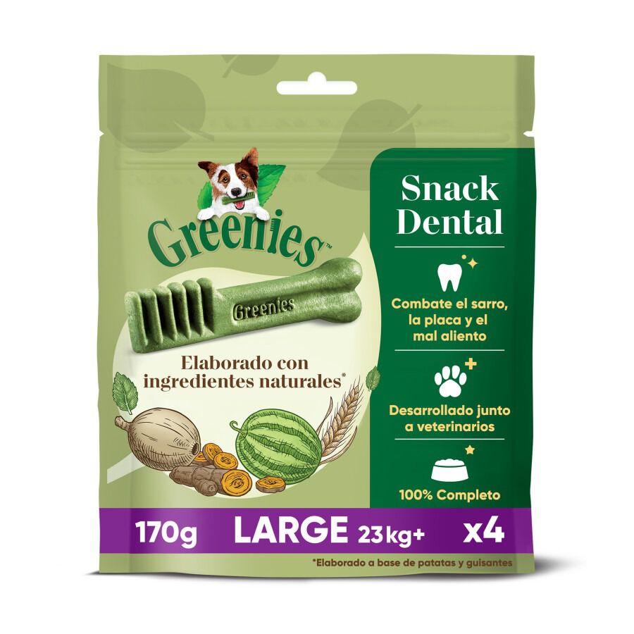 4 sticks Greenies Snacks Dentais 100% natural para c&atilde;es grandes, , large Imagem n&uacute;mero 1