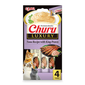 Churu Luxury Snack de Atum e Lagostim para gatos