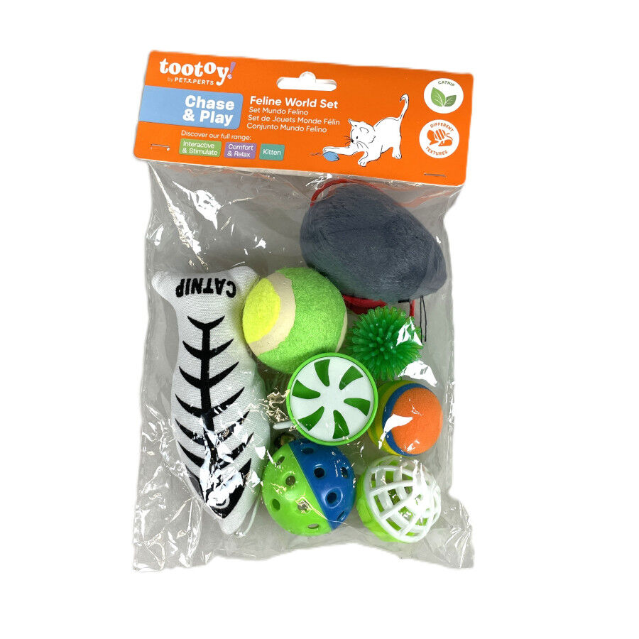Tootoy! Chase & Play Fun set Kit de brinquedos para gatos, , large Imagem n&uacute;mero 11