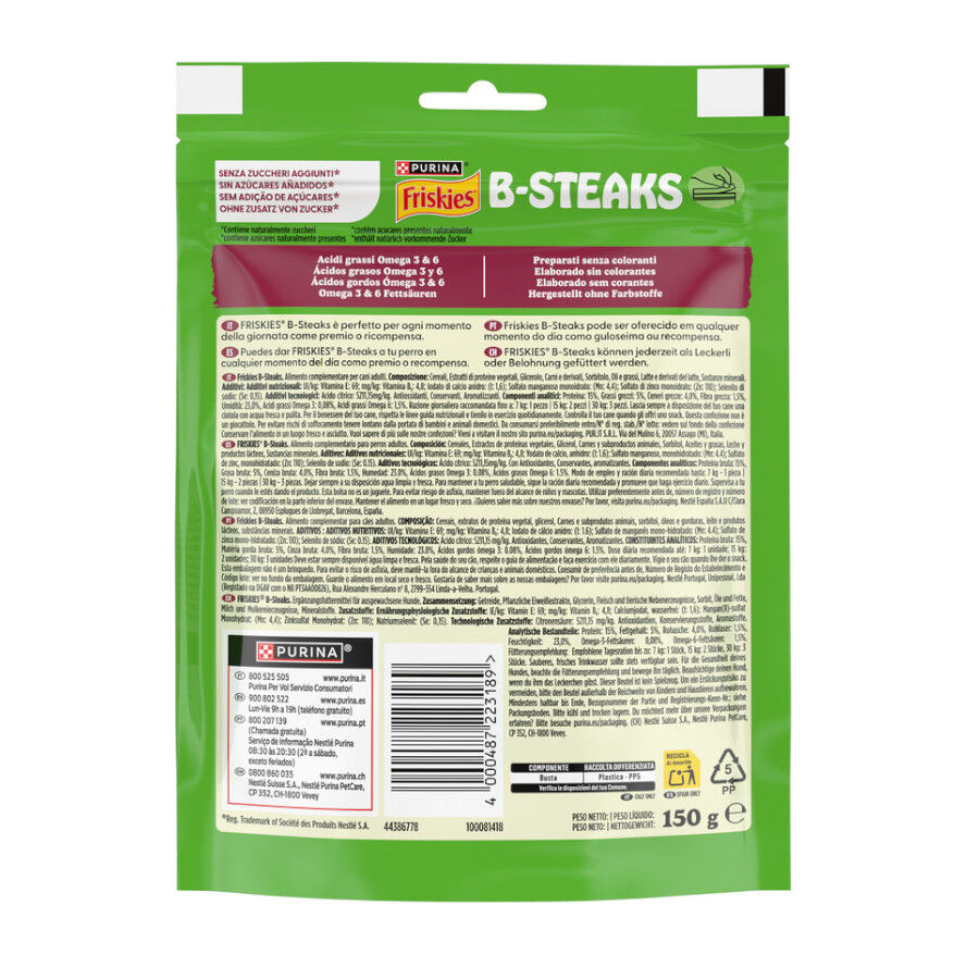 150 g Friskies Biscoitos B-Steaks para c&atilde;es, , large Imagem n&uacute;mero 3