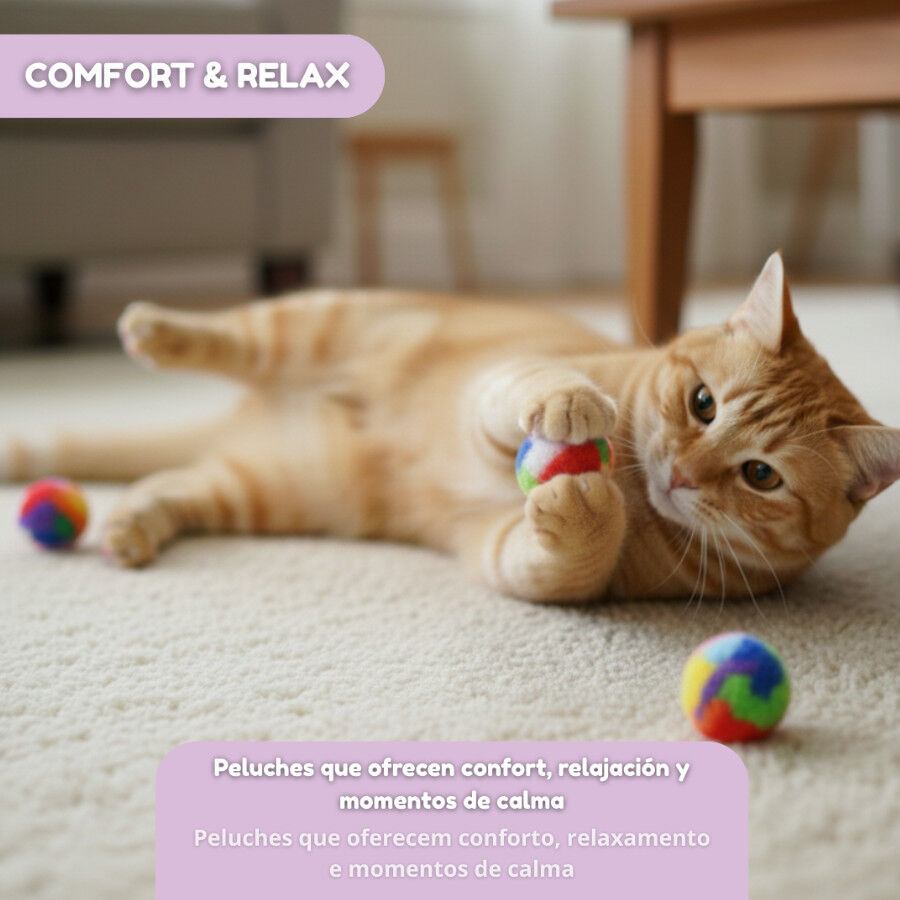 Tootoy! Comfort & Relax Bolas de L&atilde; Fofa para gatos, , large Imagem n&uacute;mero 5