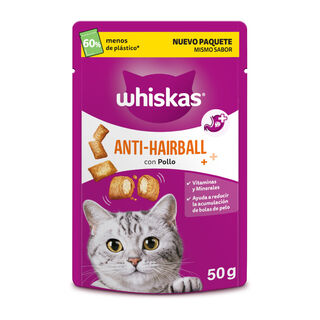 Whiskas Anti-Hairball Snacks para Gatos 
