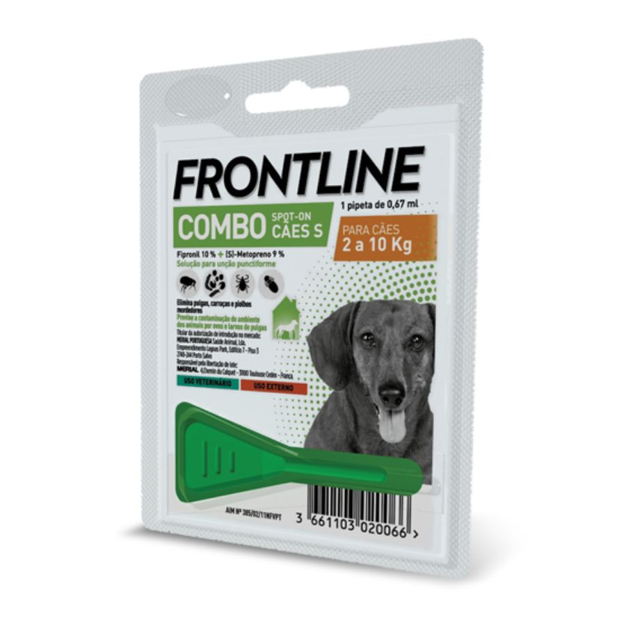 Frontline Combo Spot On Pipetas Antiparasit&aacute;rias para c&atilde;es pequenos, , large Imagem n&uacute;mero 1