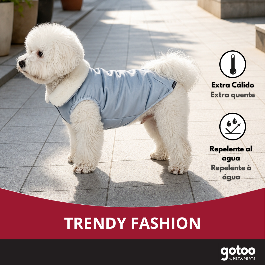 Gotoo Casaco Azul-Claro para c&atilde;es, , large Imagem n&uacute;mero 6