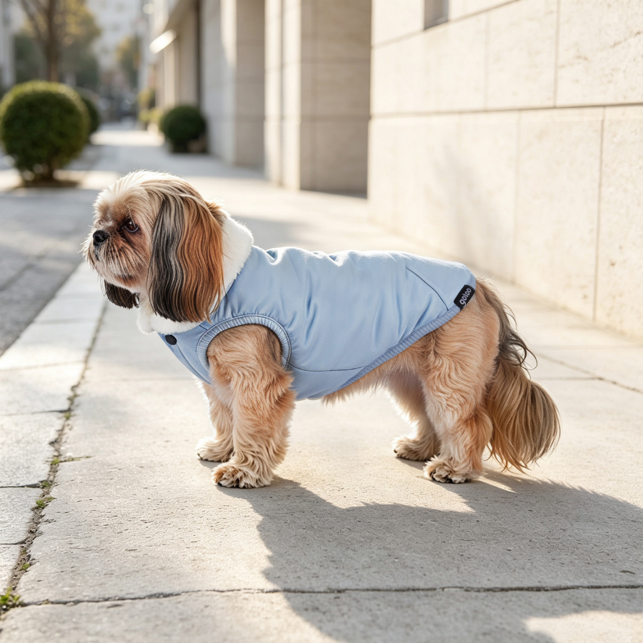 Gotoo Casaco Azul-Claro para c&atilde;es, , large Imagem n&uacute;mero 1