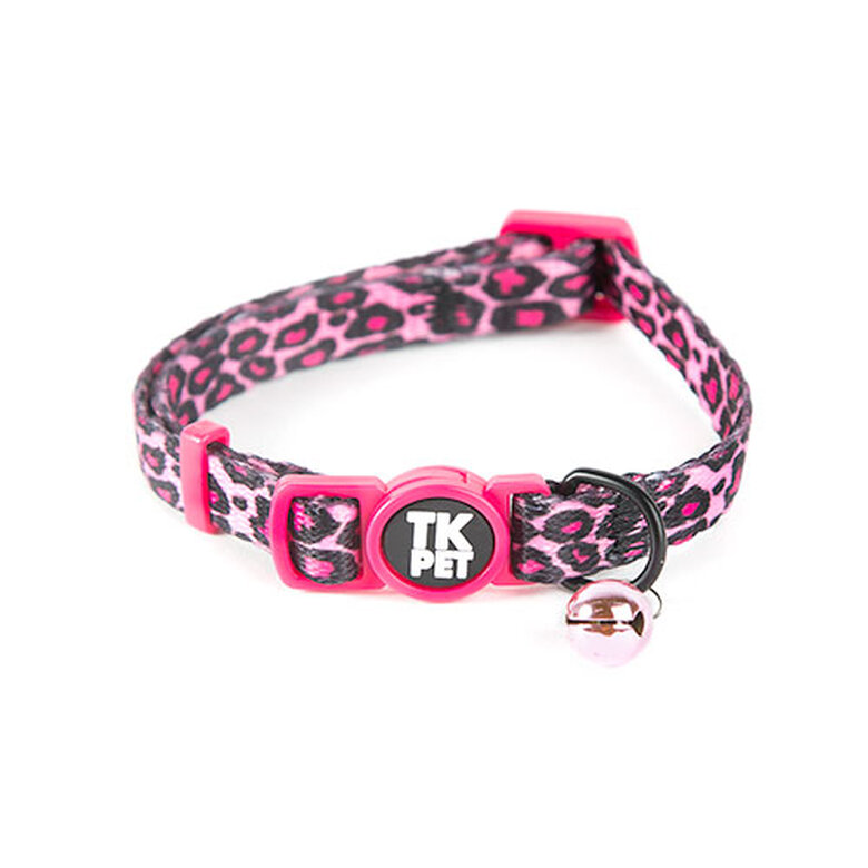 TK-Pet Safari collar para gatos con cascabel rosa Imagem número 1 TK-Pet Safari collar para gatos con cascabel rosa Imagem número 1