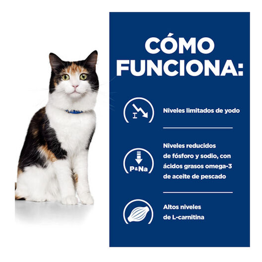 Hill's Prescription Diet Thyroid Care ração para gatos, , large image number null