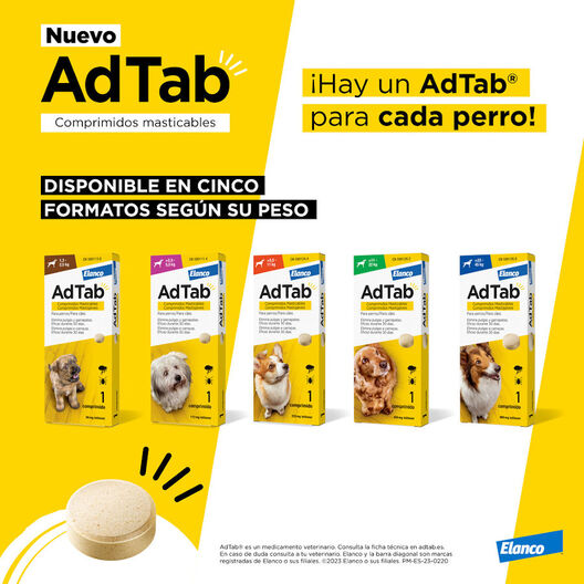 AdTab Comprimido Antiparasitário para cães, , large image number null