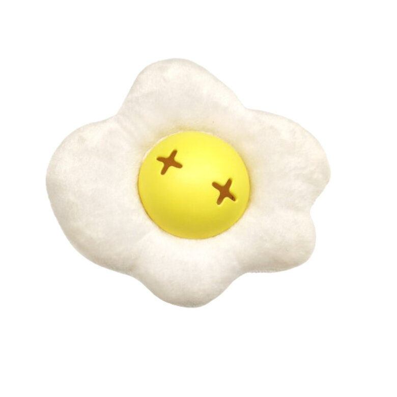 Tootoy! Comfort Fried Egg Cuddler peluche porta-snacks para cães,  Imagem número 2 Tootoy! Comfort Fried Egg Cuddler peluche porta-snacks para cães, , large Imagem número 2