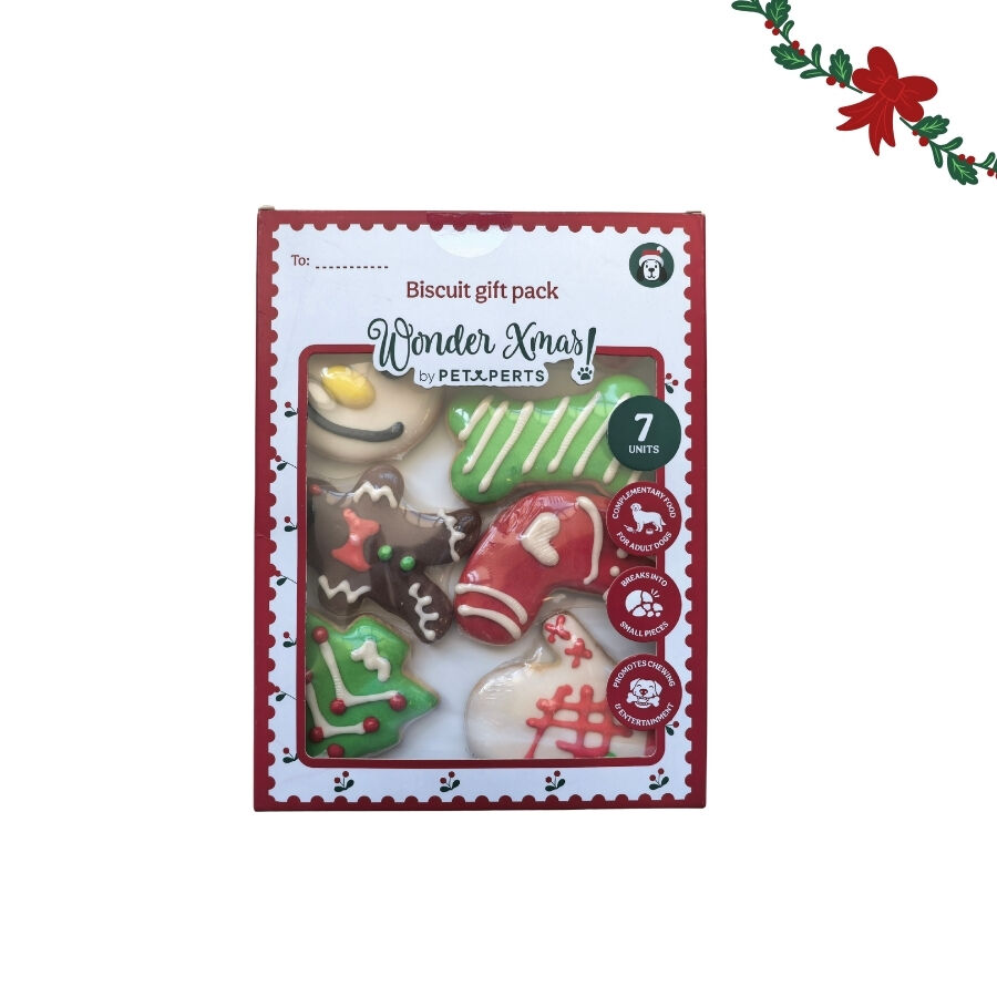 1 pack x 7 uns. Wonder Christmas Pack Presente de Bolachas Snacks para C&atilde;es, , large Imagem n&uacute;mero 5