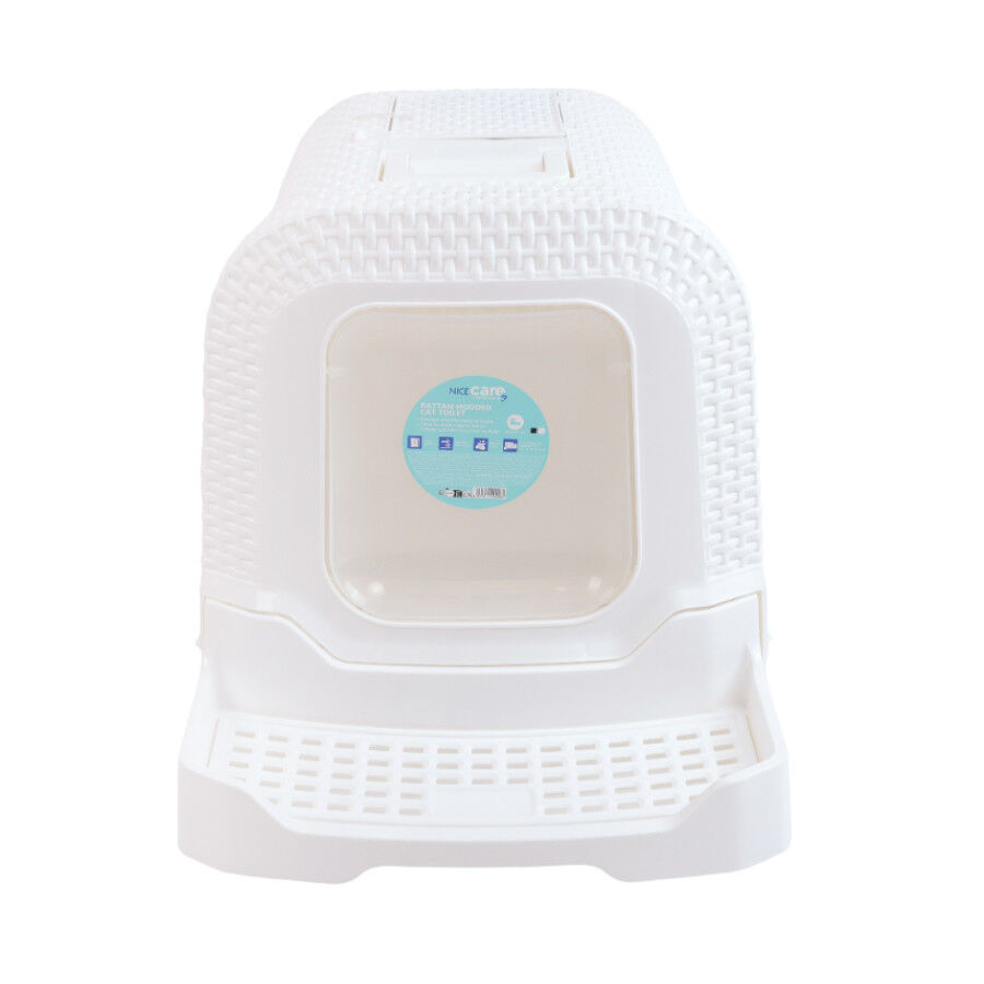 Nice Care Caixa de Areia Fechada Branco para gatos, , large Imagem n&uacute;mero 2