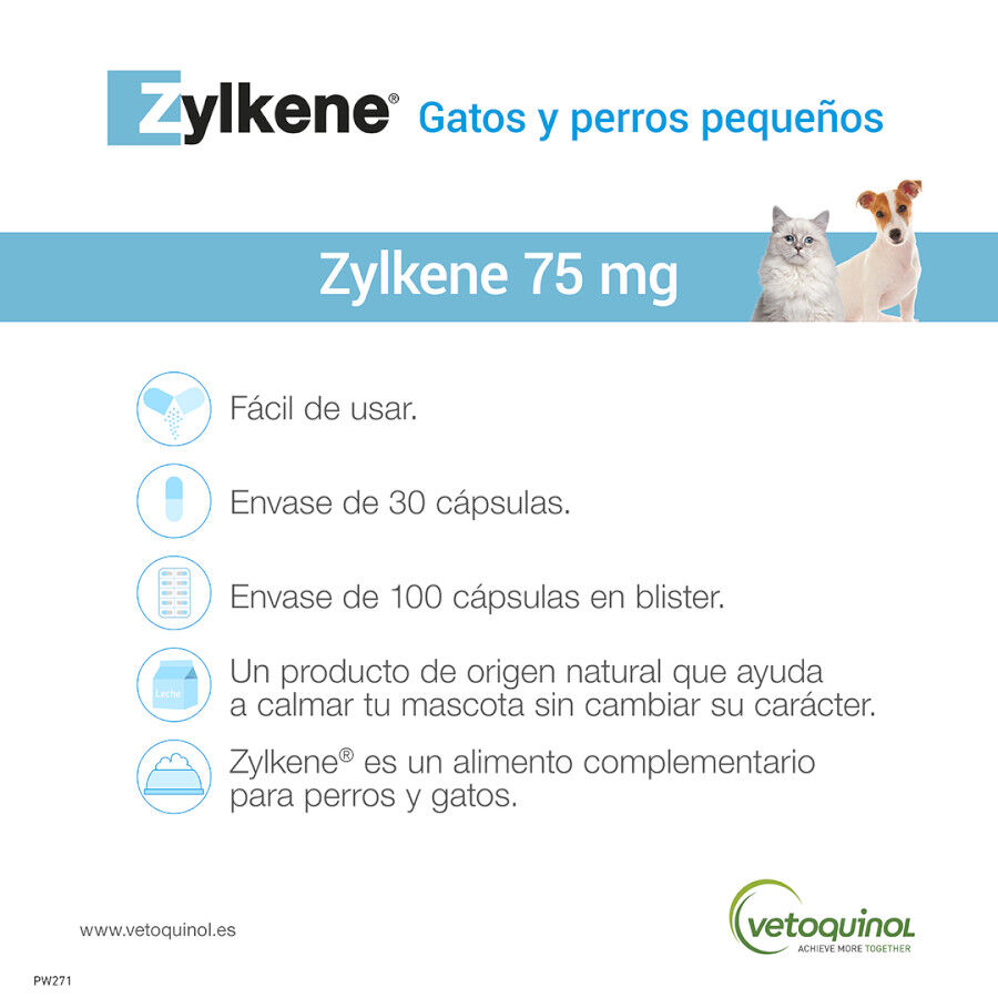 Zylkene Tranquilizante natural em comprimidos para o stress em c&atilde;es e gatos, , large Imagem n&uacute;mero 4