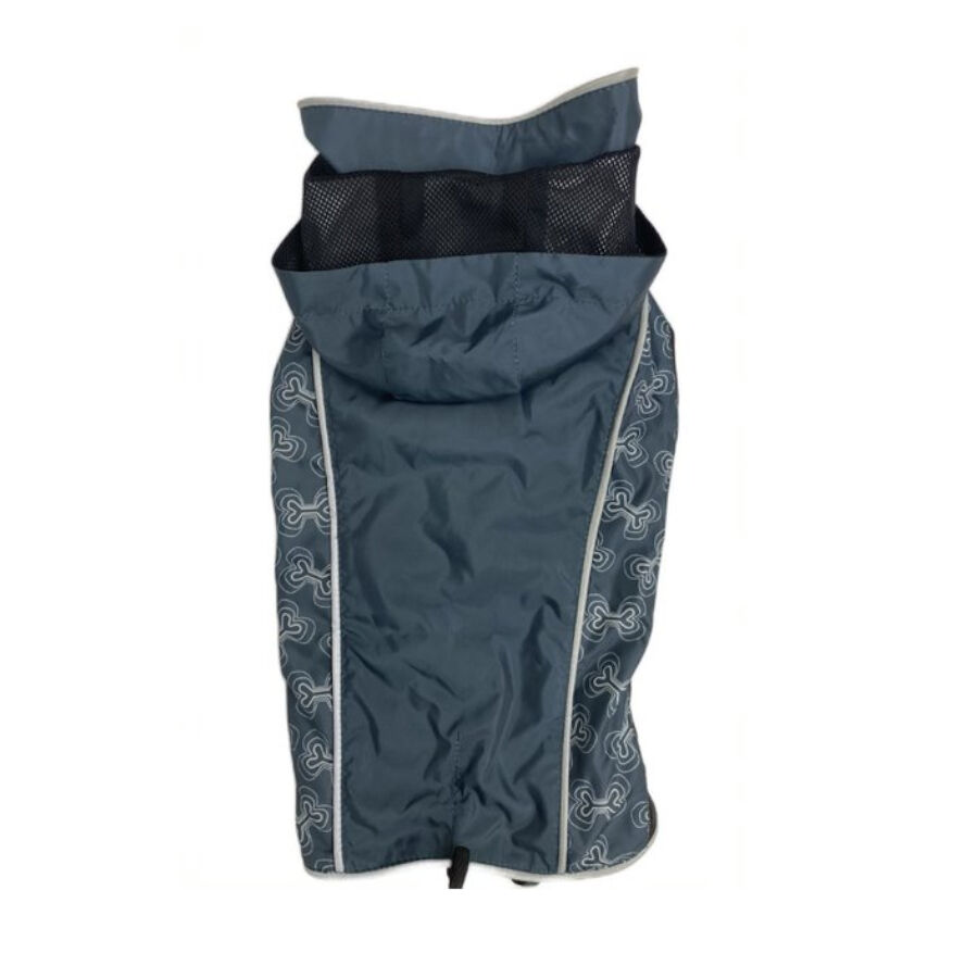 Outech Capa de Chuva Imperme&aacute;vel com Estampado de Ossos para c&atilde;es, , large Imagem n&uacute;mero 1