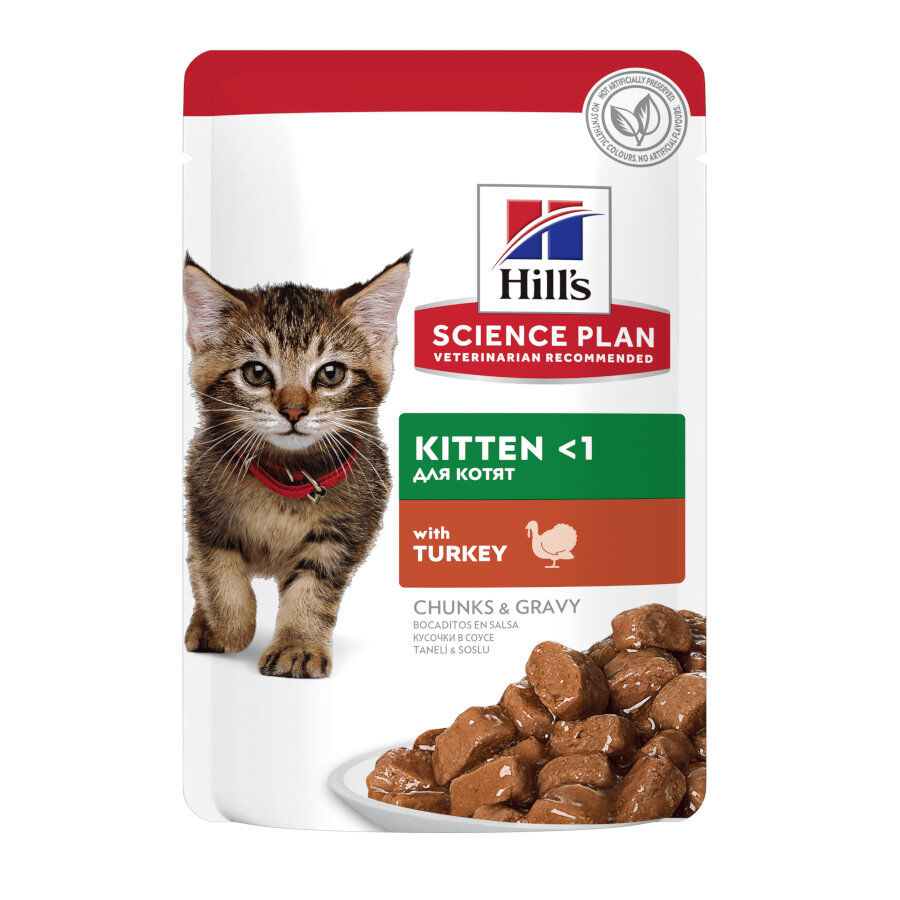 85 g Hill's Science Plan Kitten Peru em Molho saqueta para gatos, , large Imagem n&uacute;mero 1