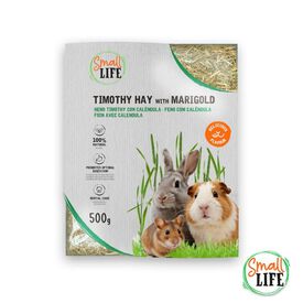 Small Life Feno Timothy com Cal&ecirc;ndula para roedores