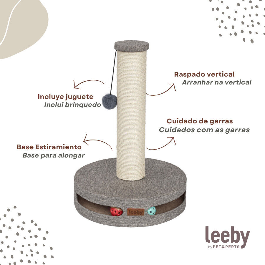 Leeby Gonzalo arranhador com brinquedo e bola para gatos, , large Imagem n&uacute;mero 3