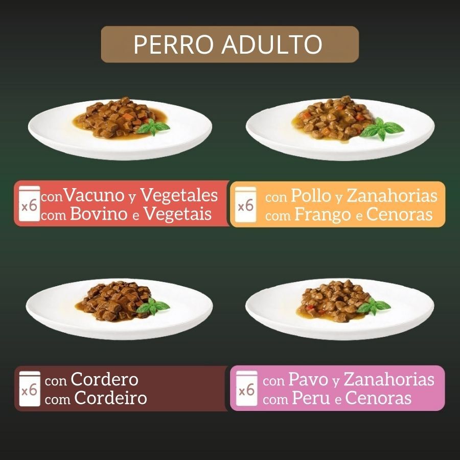 24 x 100 g Milord Adult Receita ao estilo caseiro em gelatina Saquetas para c&atilde;es - Multipack, , large Imagem n&uacute;mero 3
