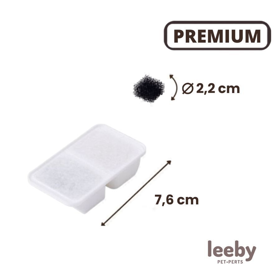 Leeby Conjunto de 3 Filtros de Substitui&ccedil;&atilde;o para bebedouro Koko de c&atilde;es e gatos, , large Imagem n&uacute;mero 4
