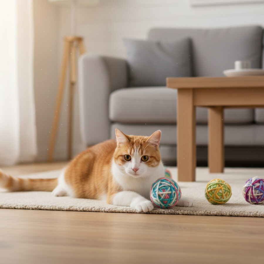 Tootoy! Kitten Kit de bolas de l&atilde; com guizo para gatinhos, , large Imagem n&uacute;mero 1