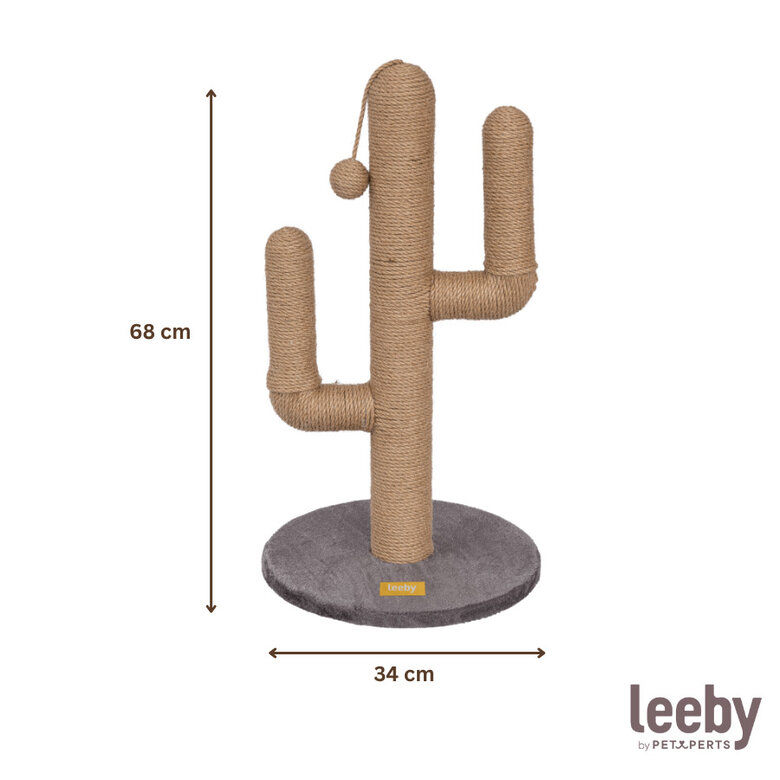 Leeby Carmen Cactus arranhador com brinquedo para gatos,  Imagem número 4 Leeby Carmen Cactus arranhador com brinquedo para gatos, , large Imagem número 4