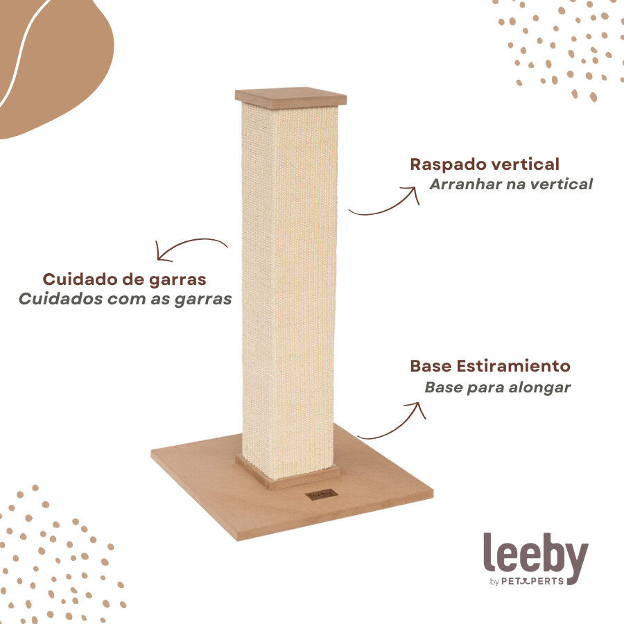 Leeby Vida arranhador de sisal quadrado para gatos, , large Imagem n&uacute;mero 3