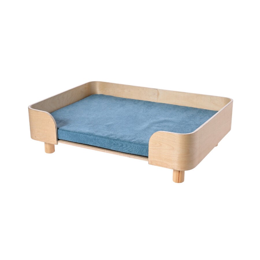 Leeby Sof&aacute; com almofada Azul remov&iacute;vel para c&atilde;es, , large Imagem n&uacute;mero 3
