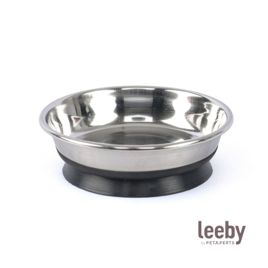 Leeby Comedouro de Metal com Ventosa para gatos , , large Imagem n&uacute;mero 2