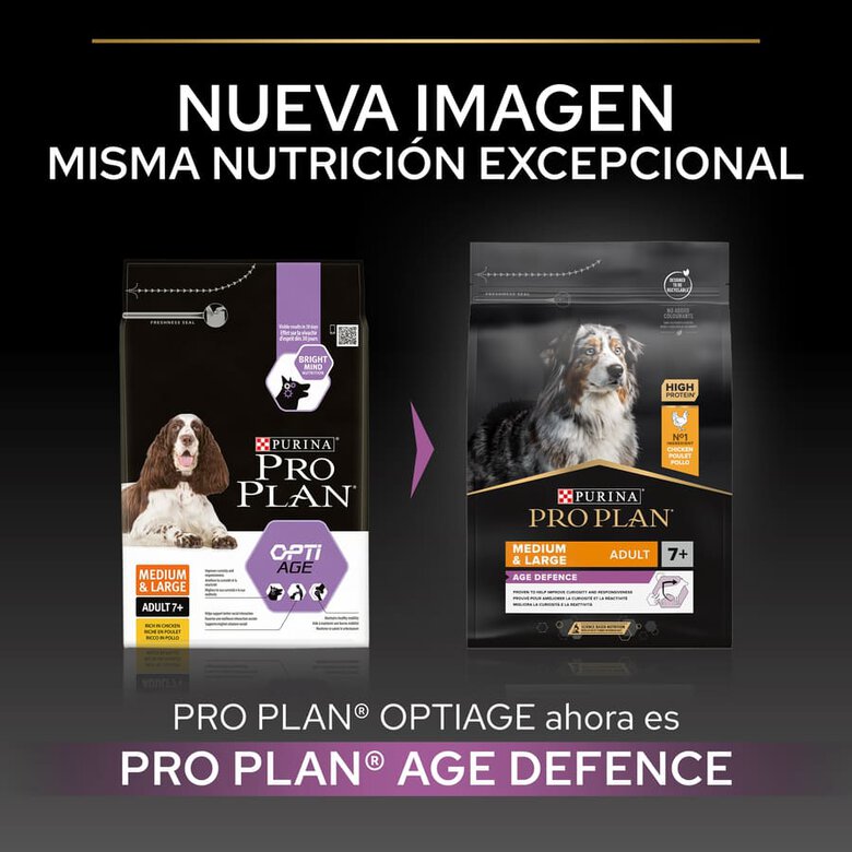 Pro Plan Adult Medium & Large OptiAge Frango ração para cães, , large image number null