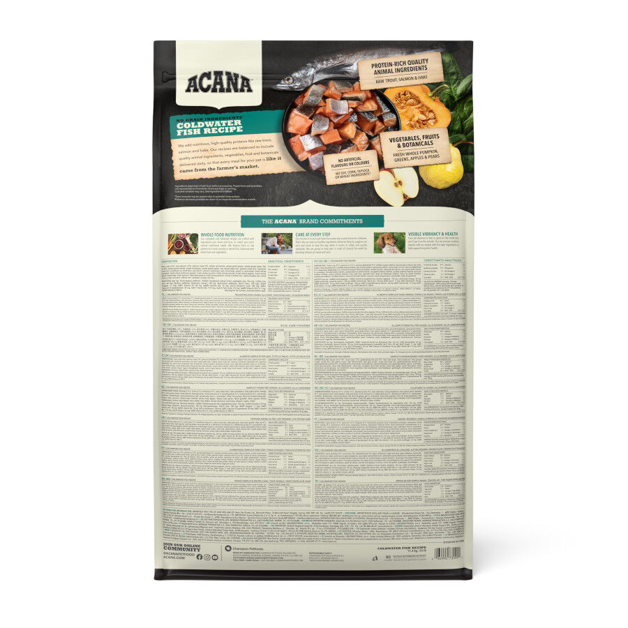 11.4 kg Acana Adult Coldwater Fish ra&ccedil;&atilde;o para c&atilde;es 11.4 kg, , large Imagem n&uacute;mero 2
