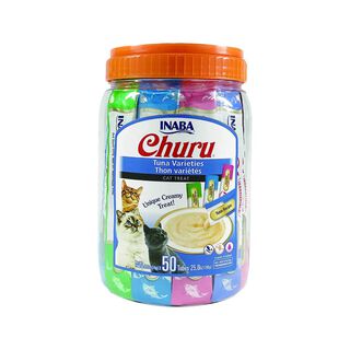 Churu Snack Cremoso Variedades de Atum para gatos – Pack 50