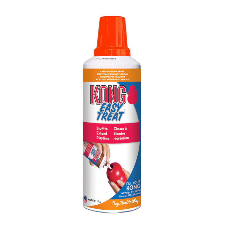 227 g Kong Recheio Easy Treat de Queijo Cheddar para cães,  Imagem número 1 227 g Kong Recheio Easy Treat de Queijo Cheddar para cães, , large Imagem número 1