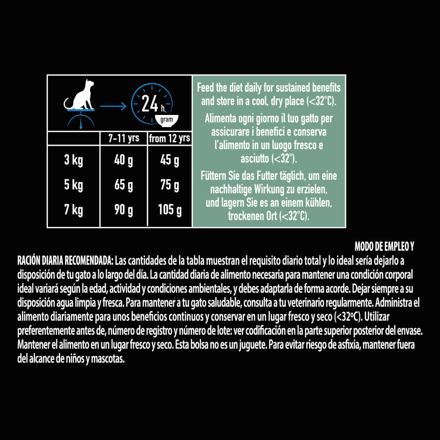 1.4 kg Pro Plan Live Clear Sterilized Ra&ccedil;&atilde;o Turkey para gatos idosos, , large Imagem n&uacute;mero 4