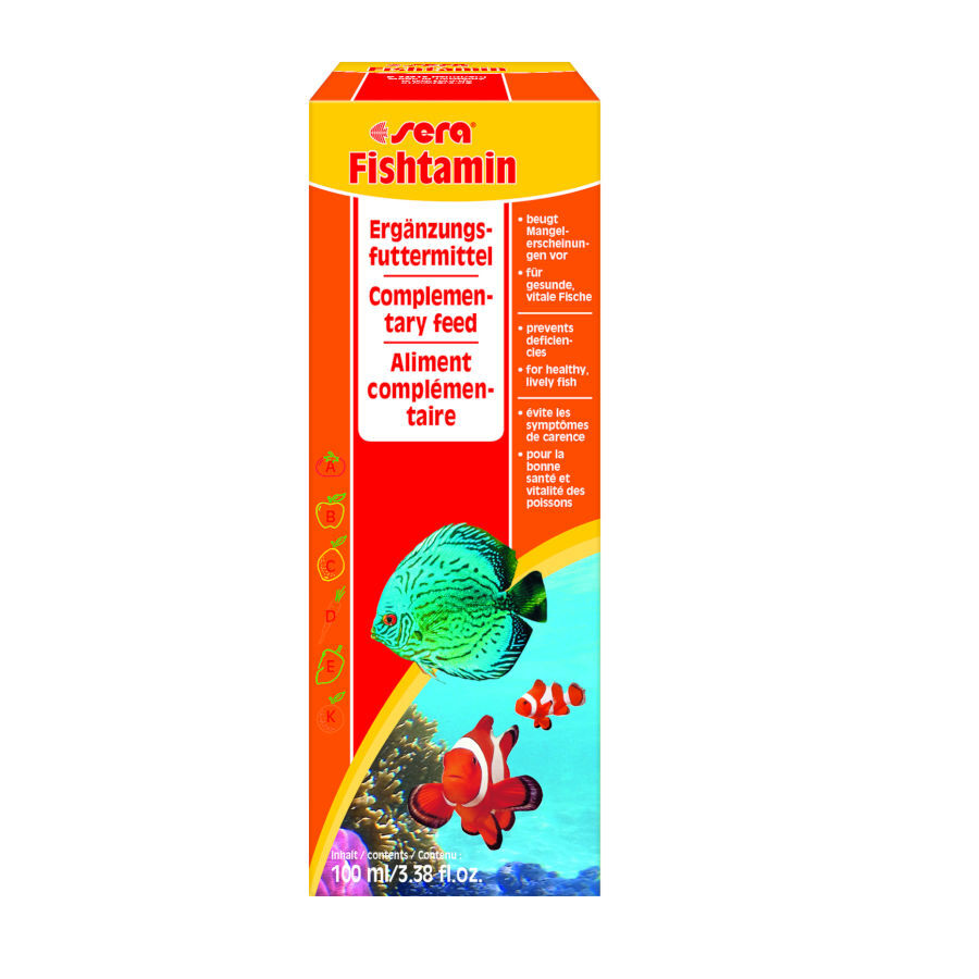 Sera Fishtamin vitaminas para peces Imagem n&uacute;mero 1