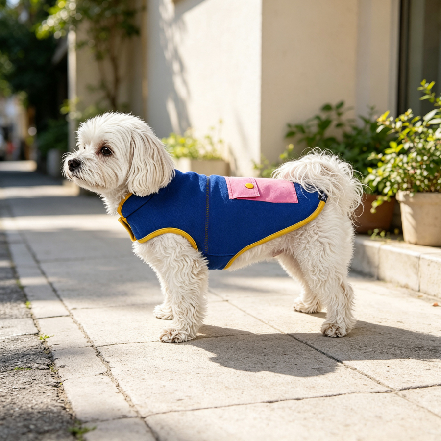 Gotoo Casaco Azul com Bolso para c&atilde;es, , large Imagem n&uacute;mero 1