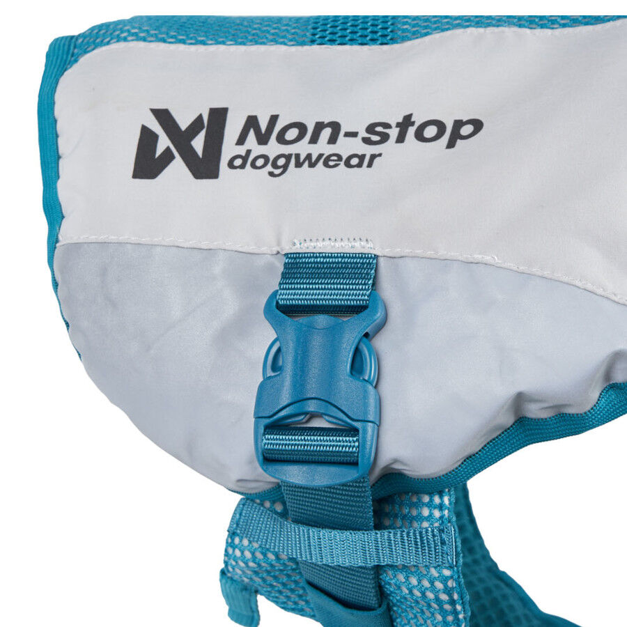 Non-stop Dogwear Colete Refrescante Cinzento e Turquesa para c&atilde;es, , large Imagem n&uacute;mero 2
