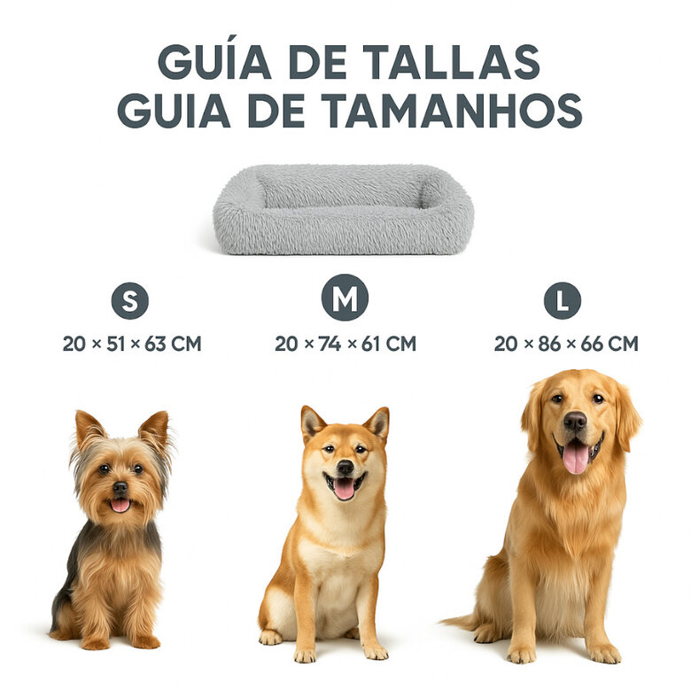 Leeby Alcofa Anti Stess Amovível Cinzenta para cães,  Imagem número 4 Leeby Alcofa Anti Stess Amovível Cinzenta para cães, , large Imagem número 4