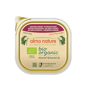 Almo Nature Bio Organic Maintenance, ração para cães sem grãos, carne e vegetais