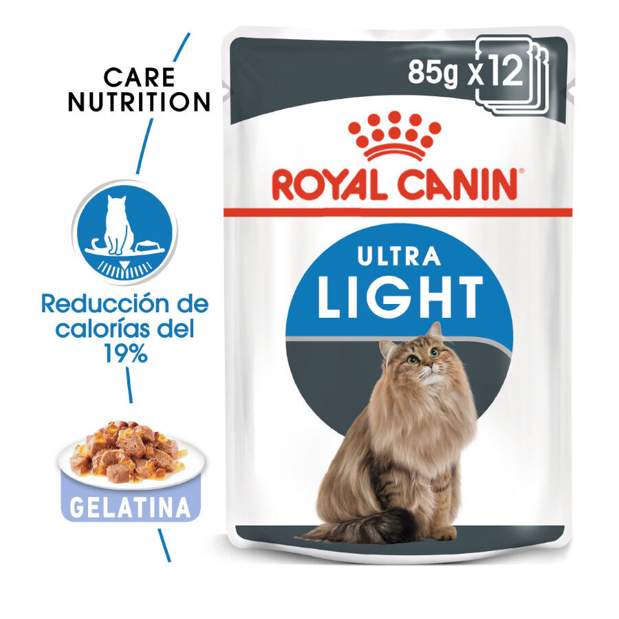 85 g Royal Canin Ultra Light geleia saqueta para gatos, , large Imagem n&uacute;mero 1