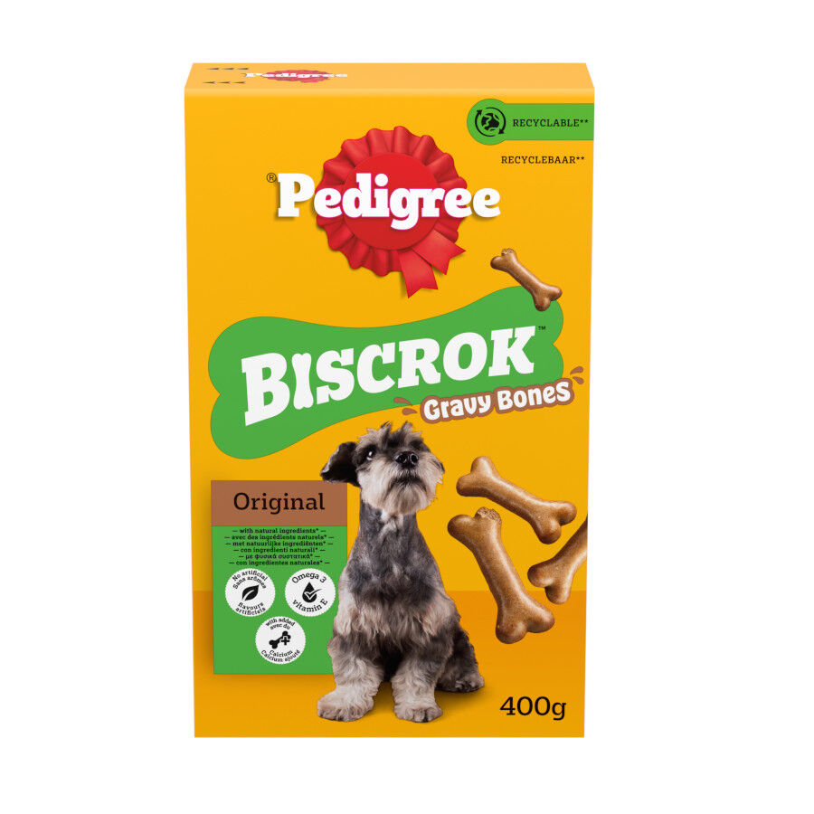 400 g Pedigree Biscrok Gravy Bones Galletas Snacks para perros, , large Imagem n&uacute;mero 1