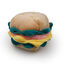 Tootoy! Comfort Cheese Burguer Cuddler peluche com som para cães, , large Indicador imagem número 2