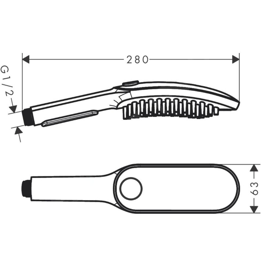 Hansgrohe Chuveiro Cor-de-rosa para c&atilde;es, , large Imagem n&uacute;mero 3
