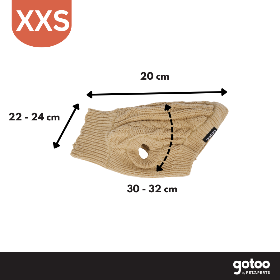 Gotoo Camisola de Malha Castanha para c&atilde;es, , large Imagem n&uacute;mero 4
