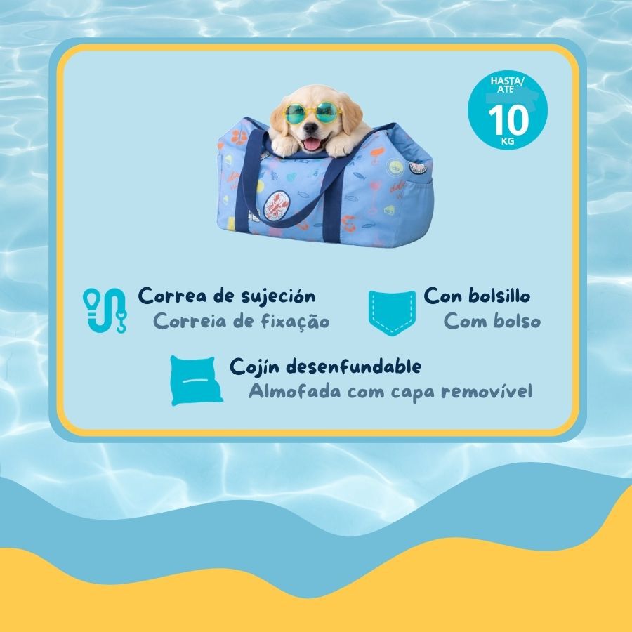 Summer Vibes Dolce Vita Bag Bolsa de Transporte para c&atilde;es pequenos, , large Imagem n&uacute;mero 4