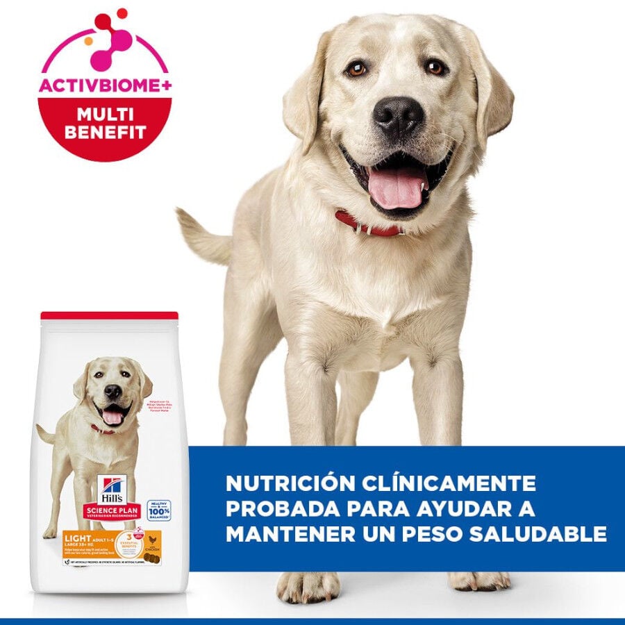 14 kg Hill's Science Plan Light Adult Frango ra&ccedil;&atilde;o para c&atilde;es, , large Imagem n&uacute;mero 4