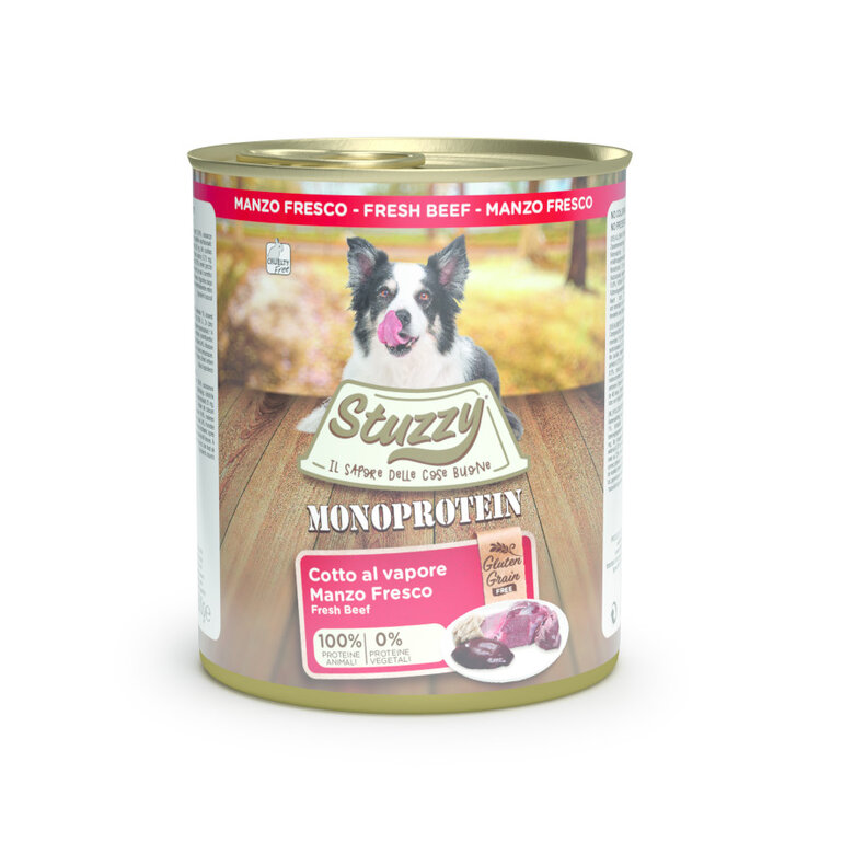 800 g Stuzzy Monoprotein Boi lata para cães,  Imagem número 1 800 g Stuzzy Monoprotein Boi lata para cães, , large Imagem número 1