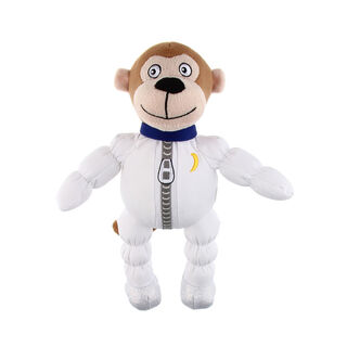  Fluffy Macaco Astronauta de peluche para cães
