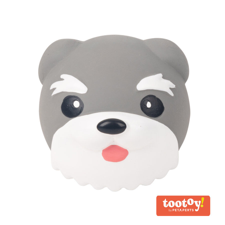 Tootoy! Chew Schnauzer Mordedor de l&aacute;tex com som para c&atilde;es, , large Imagem n&uacute;mero 1