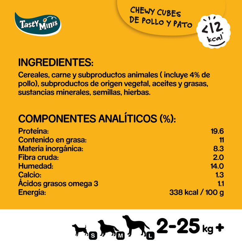 Pedigree Tasty Mini Snacks Sabor Frango e Pato para Cães, , large image number null