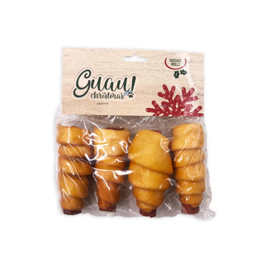 4 uds. Guau Christmas Rolos de Salsicha para c&atilde;es, , large Imagem n&uacute;mero 1