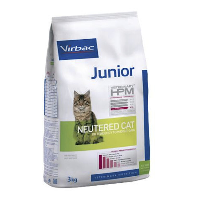 1.5 kg Virbac Junior Neutered HPM ração para gatos,  Imagem número 1 1.5 kg Virbac Junior Neutered HPM ração para gatos, , large Imagem número 1